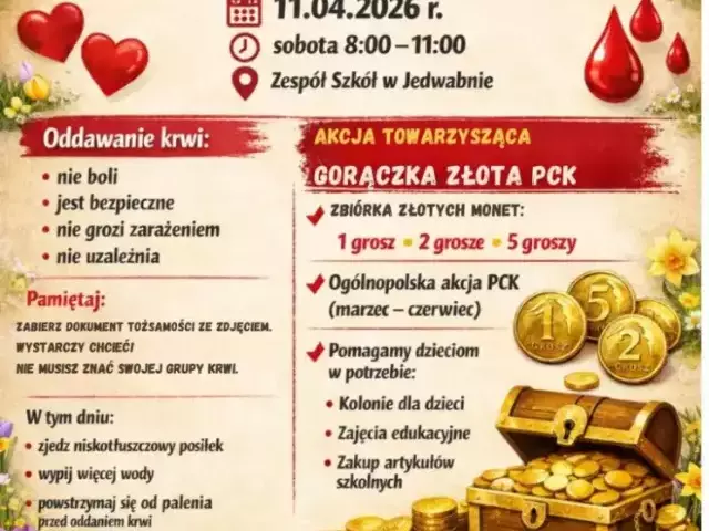 Oddasz krew, dorzucisz grosz. Jedwabno łączy dwie akcje w jednym dniu