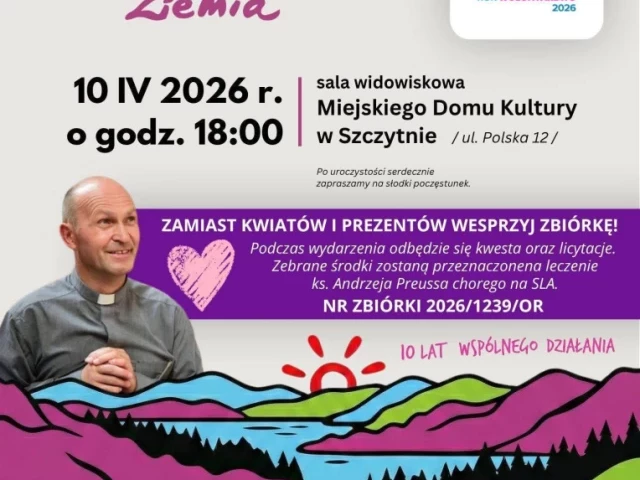 10 lat „Naszej Szczycieńskiej Ziemi”. W MDK spotkają się mieszkańcy i ruszy zbiórka dla ks. Andrzeja Preussa