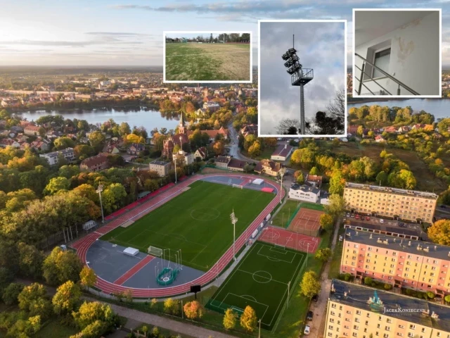 Nowy stadion, stare problemy. Radny Paweł Salamucha pokazuje zdjęcia i prosi o reakcję