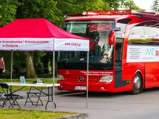 Oddasz krew w Szczytnie. Krwiobus stanie przy „Staszicu”