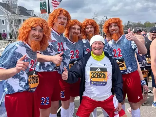 Boston nie dla każdego. Bogdan Kalinowski ze Szczytna dobiegł do mety jednego z najtrudniejszych maratonów świata