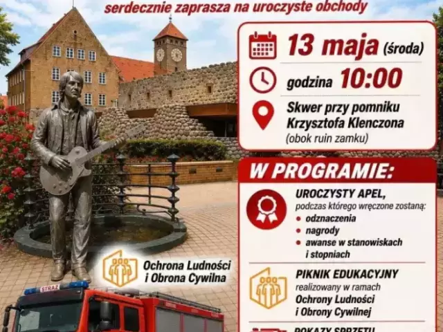 Strażacy zapraszają mieszkańców. Będą awanse, pokazy sprzętu i piknik edukacyjny