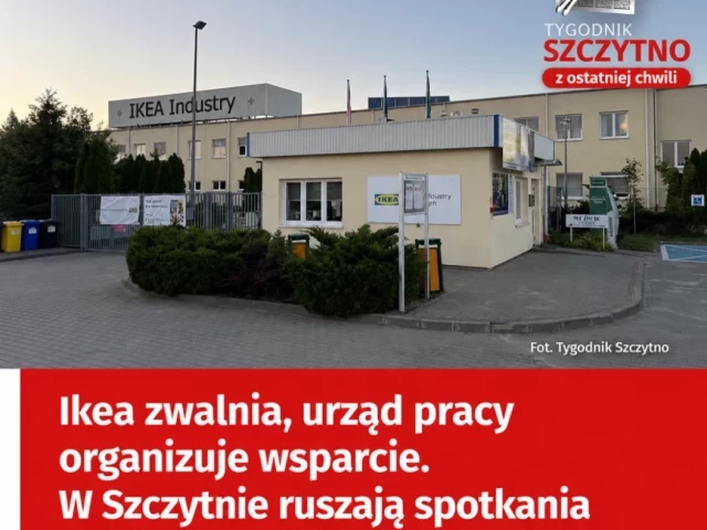 Ikea zwalnia, urząd pracy organizuje wsparcie. W Szczytnie ruszają spotkania dla pracowników z Wielbarka