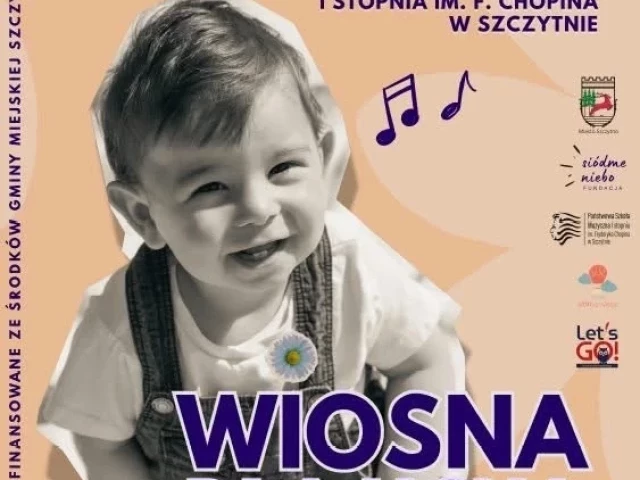 Muzyka dla najmłodszych zabrzmi w Szczytnie. Fundacja Siódme Niebo zaprasza na „Wiosnę dla ucha malucha”