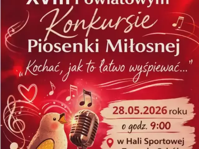 Miłosne piosenki znów zabrzmią w Jedwabnie. Przed nami XVIII Powiatowy Konkurs