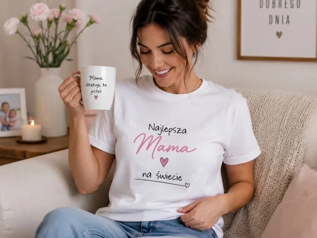 Jak koszulka z nadrukiem dla mamy staje się prezentem, który naprawdę coś mówi?