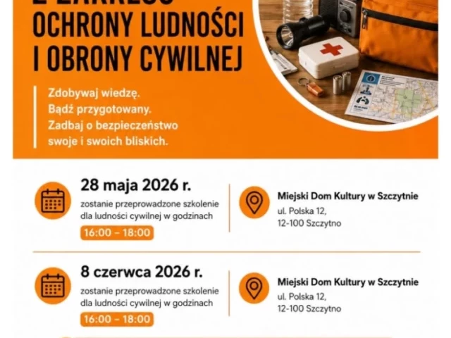 W Szczytnie ruszają bezpłatne szkolenia 