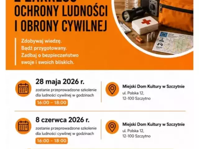 W Szczytnie ruszają bezpłatne szkolenia 