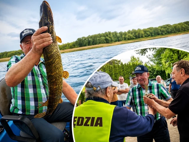 Wałpusz oddał wielkiego szczupaka. Roman Chmielewski nie miał sobie równych
