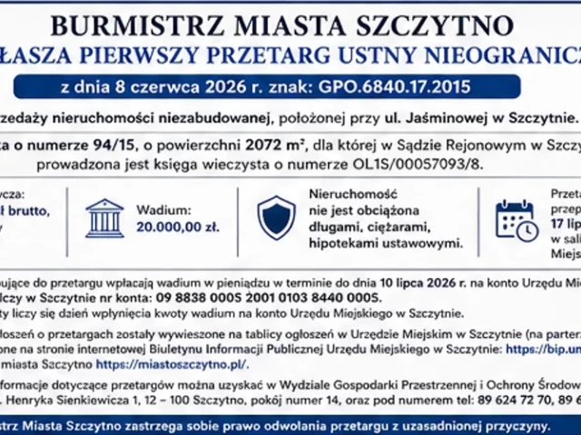 Informacja Burmistrza Miasto Szczytno