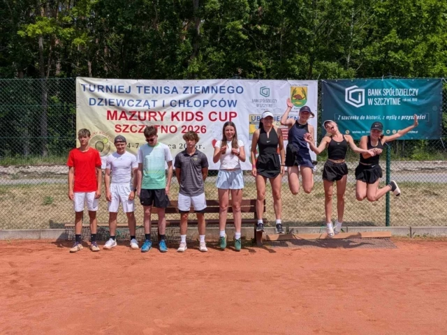 Młode tenisowe talenty opanowały korty w Nowym Gizewie. Za nami Mazury Kids Cup 2026