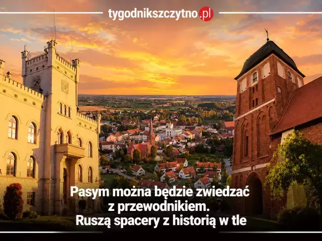Pasym można będzie zwiedzać z przewodnikiem. Ruszą spacery z historią w tle