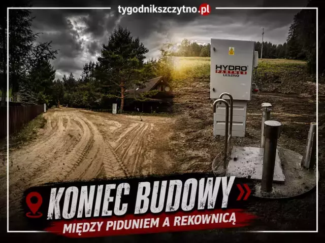 Koniec budowy między Piduniem a Rekownicą
