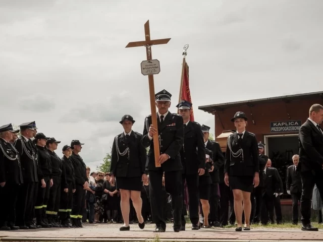 Zaczynał jako 13-latek. OSP Targowo pożegnała druha Stanisława Wyszyńskiego