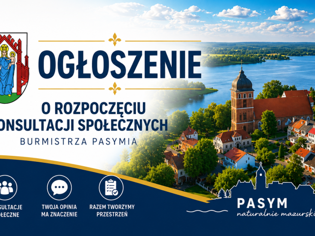 Nowy plan dla części Pasymia. Ruszają konsultacje społeczne