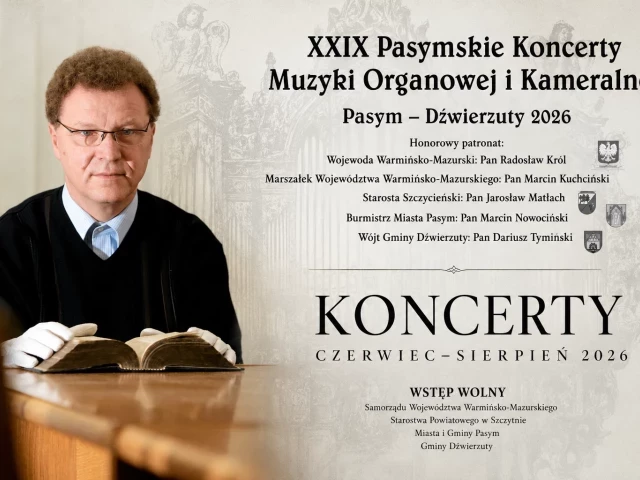 Muzyka z całego świata zabrzmi na Mazurach. Przed nami XXIX Pasymskie Koncerty Muzyki Organowej i Kameralnej