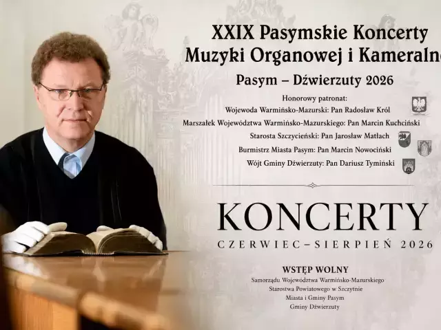 Muzyka z całego świata zabrzmi na Mazurach. Przed nami XXIX Pasymskie Koncerty Muzyki Organowej i Kameralnej