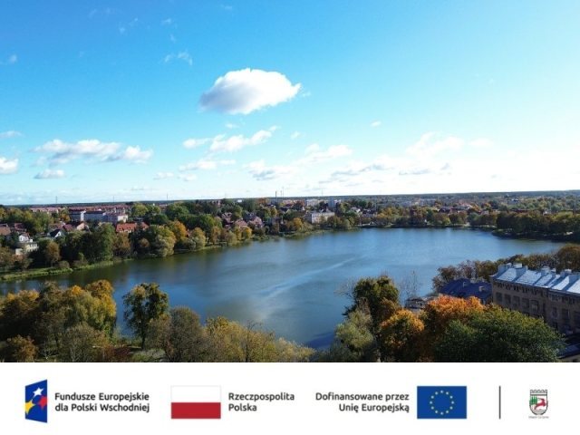 Miasto Szczytno zmienia swój klimat. Rekordowe środki z Unii Europejskiej pomogą zatrzymać wodę w mieście.